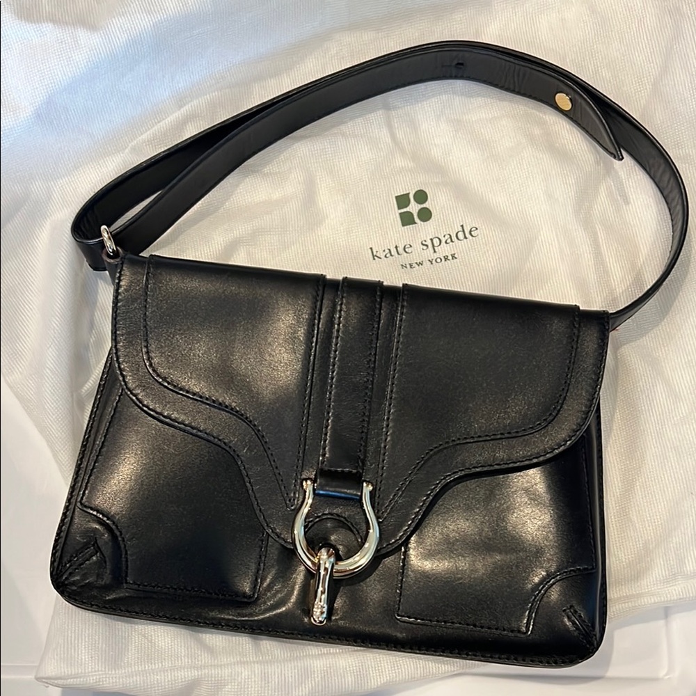 Kate Spade Black Shoulder Bag with Sleek Design